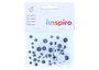 Innspiro Ojos móviles negros para coser medidas surtidas 52u.