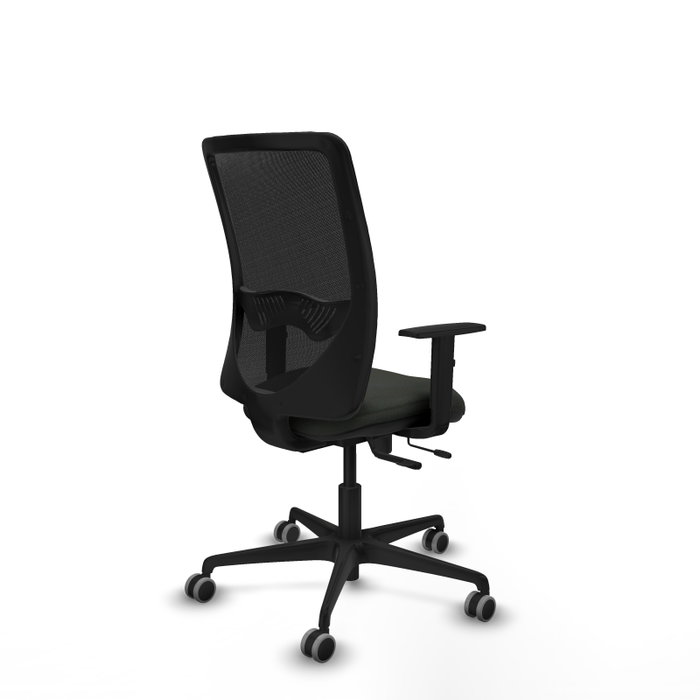 PIQUERAS Y CRESPO Silla de oficina Zulema con mecanismo Sincro/Traslack, Negro