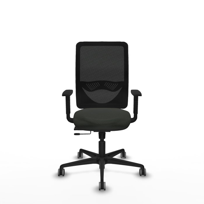 PIQUERAS Y CRESPO Silla de oficina Zulema con mecanismo Sincro/Traslack, Negro