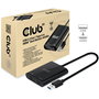 Club3D Adaptador USB-A 3.2 a HDMI 2.0 Dual Monitor 4K 60Hz - Conecta 2 pantallas 3840x2160, Plug & Play, Negro