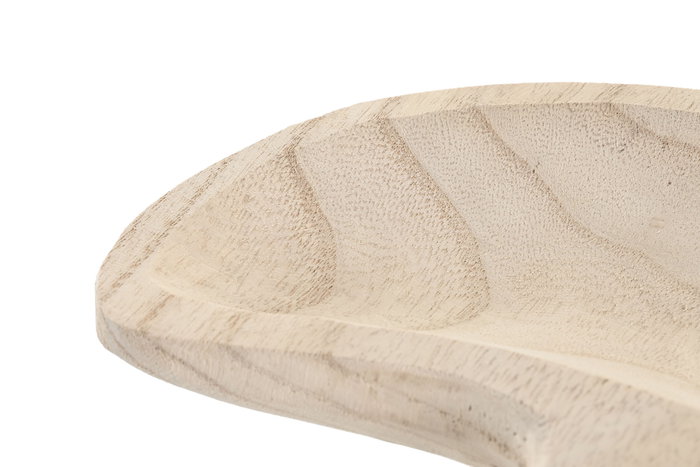 DKD Home Decor Centro de Mesa Paulownia Ginko Marrón Natural DKD Home Decor Centro de Mesa Paulownia Ginko Marrón Natural