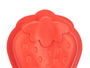Leknes Molde Helado Fresa 100ml, Plástico Rojo, 9.6x3.5x14.3 cm (Set de 24)