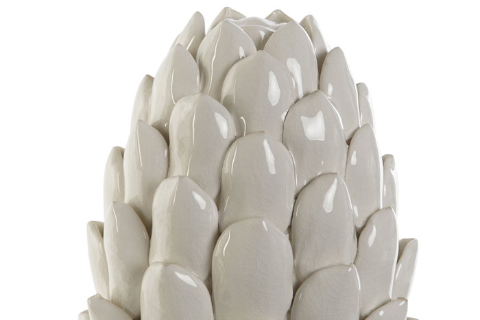 DKD Home Decor Decoración Piña Blanco 15x15x32 cm