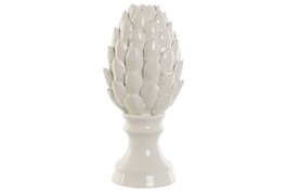 DKD Home Decor Decoración Piña Blanco 15x15x32 cm
