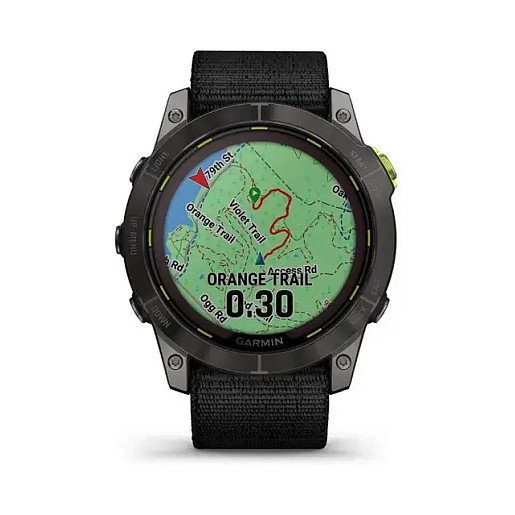 Garmin Enduro 2 Smartwatch GPS para Deportes con Pantalla de Zafiro de 1.4", 32 GB, MIP, Suministro de Energía Solar, Resistente al Agua 10 ATM, Negro