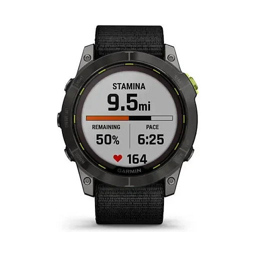 Garmin Enduro 2 Smartwatch GPS para Deportes con Pantalla de Zafiro de 1.4", 32 GB, MIP, Suministro de Energía Solar, Resistente al Agua 10 ATM, Negro