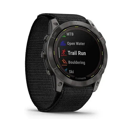 Garmin Enduro 2 Smartwatch GPS para Deportes con Pantalla de Zafiro de 1.4", 32 GB, MIP, Suministro de Energía Solar, Resistente al Agua 10 ATM, Negro
