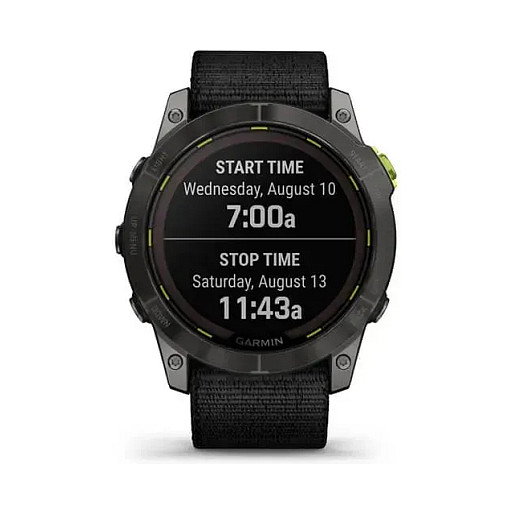 Garmin Enduro 2 Smartwatch GPS para Deportes con Pantalla de Zafiro de 1.4", 32 GB, MIP, Suministro de Energía Solar, Resistente al Agua 10 ATM, Negro