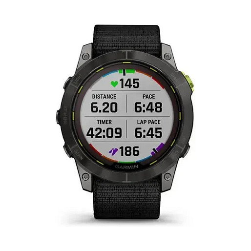 Garmin Enduro 2 Smartwatch GPS para Deportes con Pantalla de Zafiro de 1.4", 32 GB, MIP, Suministro de Energía Solar, Resistente al Agua 10 ATM, Negro