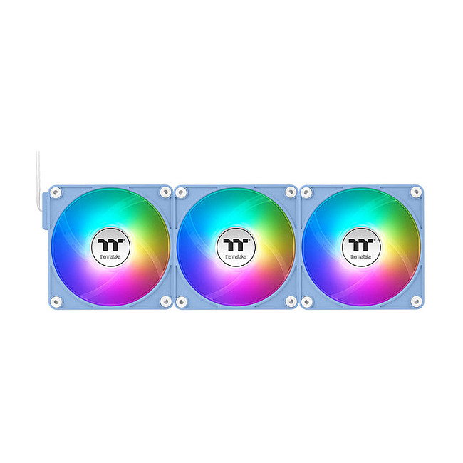 Thermaltake CT120 EX ARGB Set de 3 Ventiladores de 120 mm Azul Hydrangea