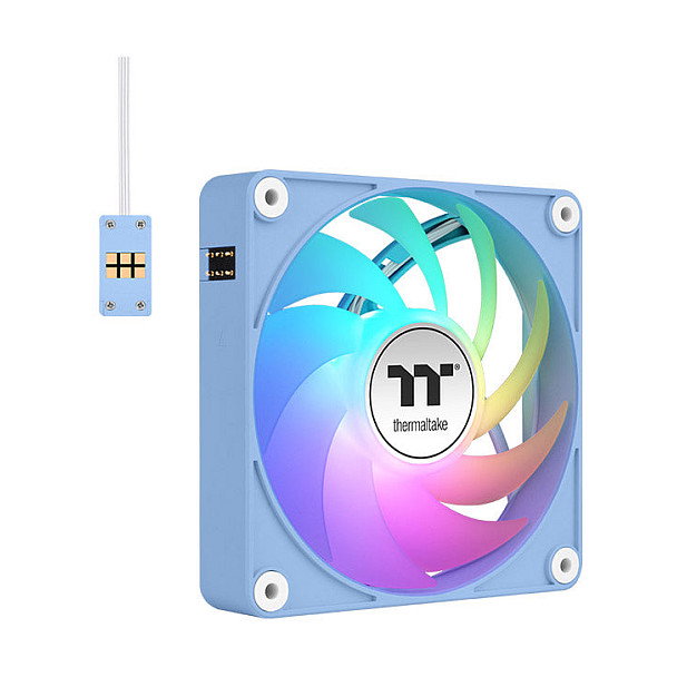 Thermaltake CT120 EX ARGB Set de 3 Ventiladores de 120 mm Azul Hydrangea