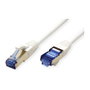 VALUE Patchkabel Cat.6A S/FTP Blanco 0,15 m