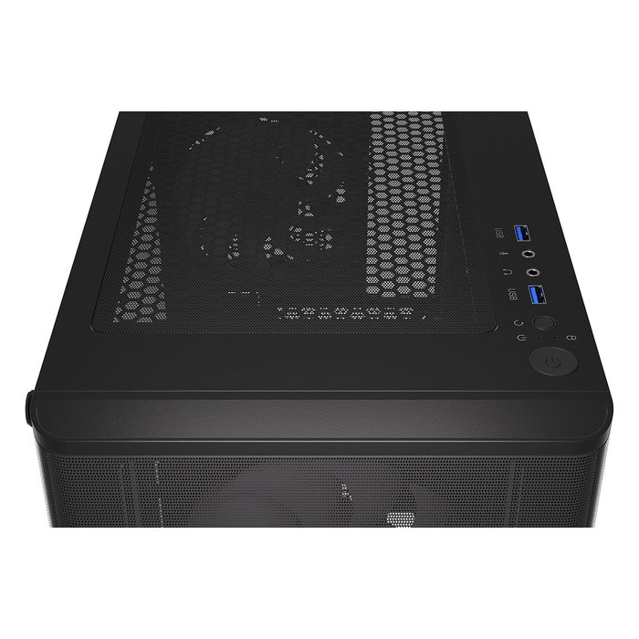 Endorfy Ventum 200 ARGB Full Tower PC Gaming Negro Cristal Templado USB 2.0