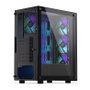 Endorfy Ventum 200 ARGB Full Tower PC Gaming Negro Cristal Templado USB 2.0