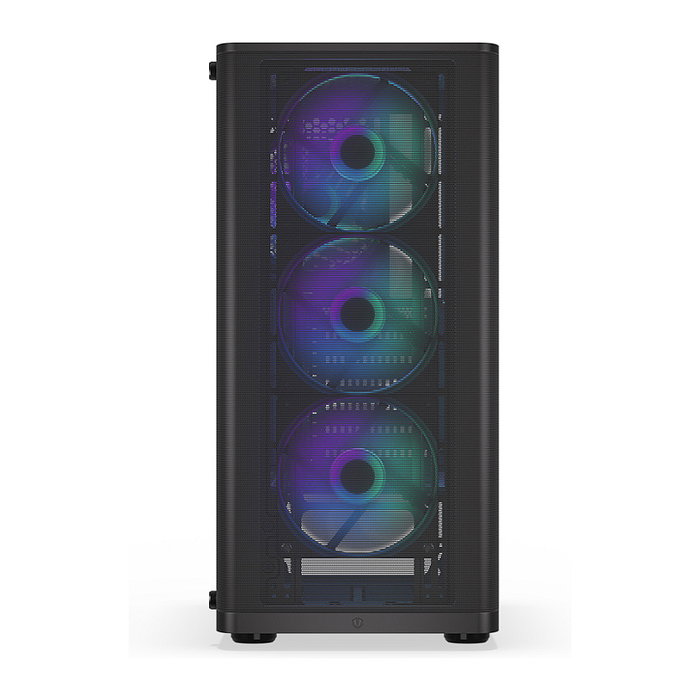 Endorfy Ventum 200 ARGB Full Tower PC Gaming Negro Cristal Templado USB 2.0