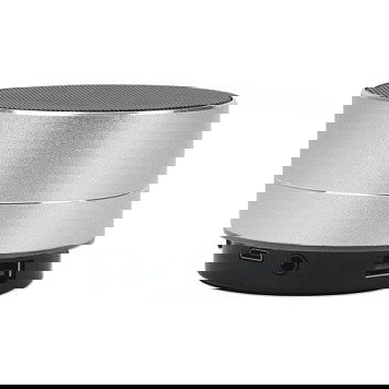 MANHATTAN Altavoz Bluetooth LED Metálico con Luz de Colores, Controles, Puerto USB-A, Ranura MicroSD, Jack 3.5mm, Plateado MANHATTAN Altavoz Bluetooth LED Metálico con Luz de Colores, Controles, Puerto USB-A, Ranura MicroSD, Jack 3.5mm, Plateado