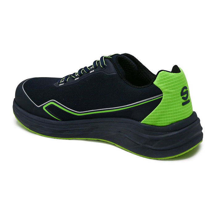 Sparco Calzado Seguridad Impulse ESD S1PS Azul Marino/Verde Flúor Talla 41