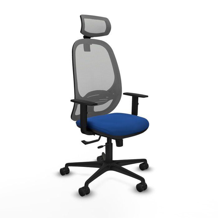 PIQUERAS Y CRESPO Silla de oficina Cilanco Azul y Gris PIQUERAS Y CRESPO Silla de oficina Cilanco Azul y Gris