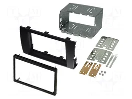 ACV Bastidor de montaje de radio para Suzuki 2 DIN, negro