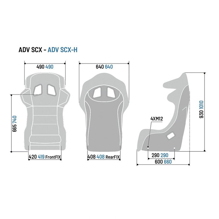 Sparco ASIENTO SPARCO ADV-SCX NR CARBON TECH en Carbono