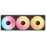 Corsair RX360 II Unified Frame RGB con iCUE LINK System Hub, 3x 120mm, Negro