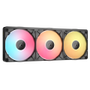 Corsair RX360 II Unified Frame RGB con iCUE LINK System Hub, 3x 120mm, Negro