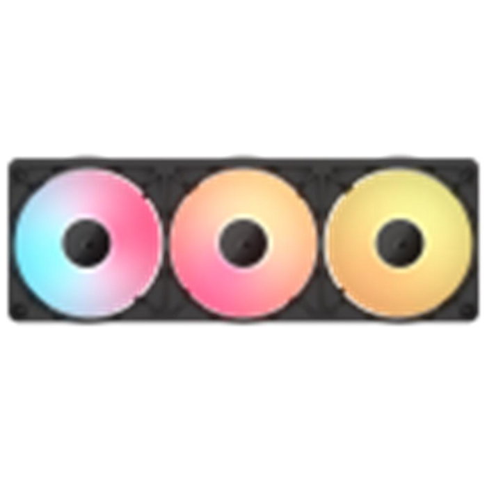 Corsair RX360 II Unified Frame RGB con iCUE LINK System Hub, 3x 120mm, Negro