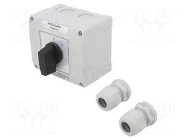 SPAMEL Interruptor de leva de 3 polos 25A 0-1 IP65
