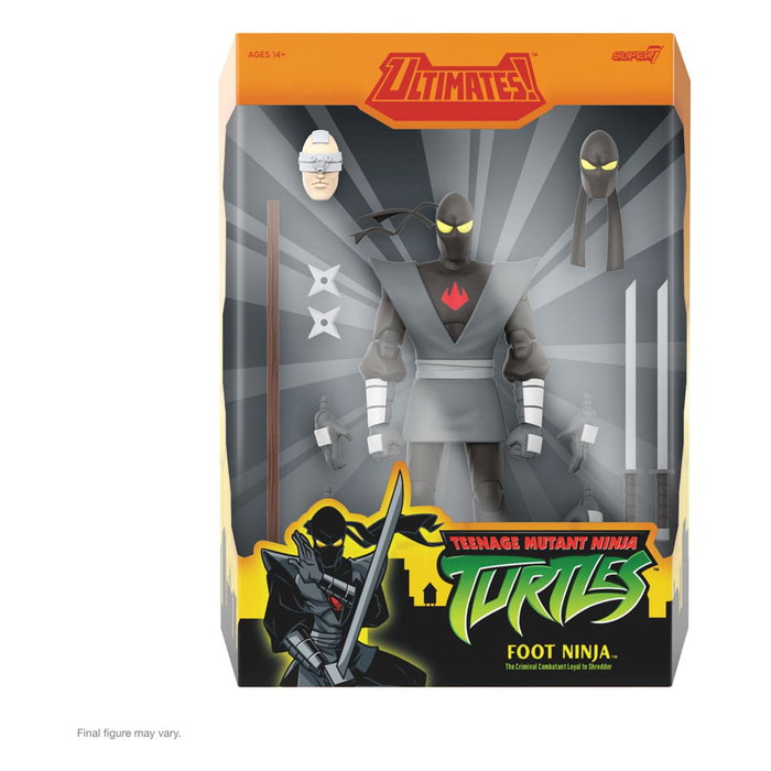 Super7 Teenage Mutant Ninja Turtles Figura Ultimates Wave 13 Foot Ninja 18 cm