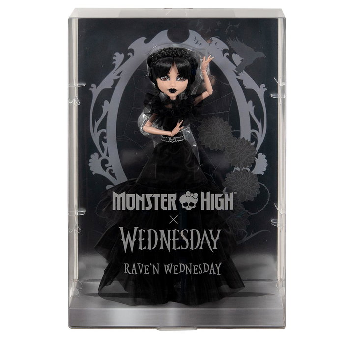 Mattel Muñeca Monster High Wednesday Vestido Raven Mattel Muñeca Monster High Wednesday Vestido Raven