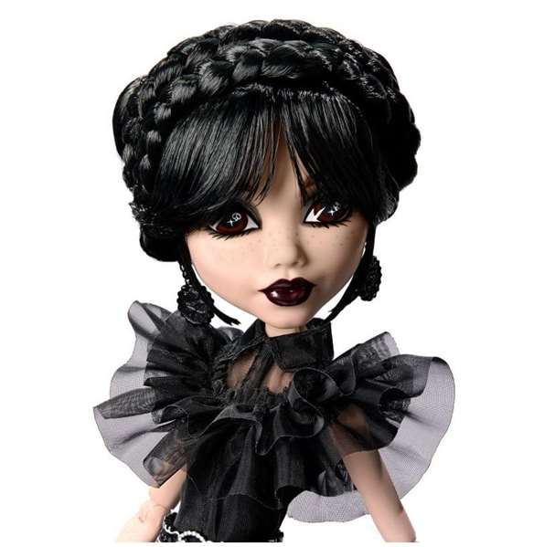 Mattel Muñeca Monster High Wednesday Vestido Raven