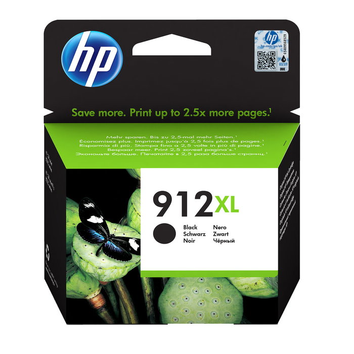 HP Cartucho de tinta Original 912XL negro de alta capacidad HP Cartucho de tinta Original 912XL negro de alta capacidad