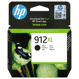 HP Cartucho de tinta Original Negro 912XL, Alta Capacidad, Para OfficeJet/OfficeJet Pro 8010-8025, Tinta Pigmentada, 720 páginas