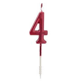 Ibili Vela roja brillante nº 4