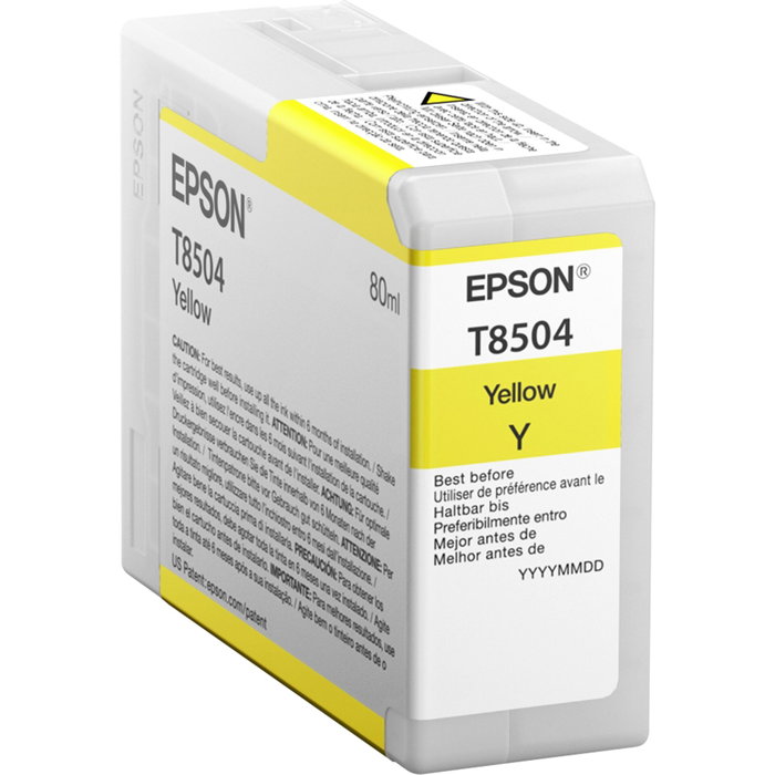 Epson Cartucho de Tinta Amarillo T8504 80ml (C13T850400) Original