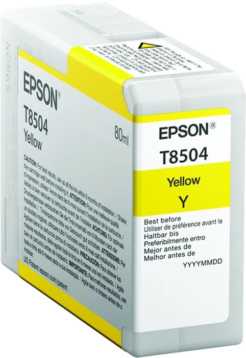 Epson Cartucho de Tinta Amarillo T8504 80ml (C13T850400) Original