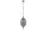 DKD Home Decor Lámpara de Techo de Metal Plateado Estilo Árabe