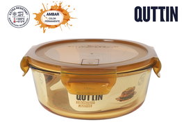 Ambare Fiambrera Hermética Redonda 20.5 cm 1.3 L (6 Unidades)