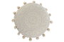 DKD Home Decor Cojin Romantico Crudo Algodon Bordado 45 x 10 x 45 cm (2 Unidades)