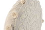 DKD Home Decor Cojin Romantico Crudo Algodon Bordado 45 x 10 x 45 cm (2 Unidades)