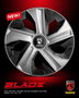 Momo Tapacubos Blade Mate Negro Carbón 16 - 4 Piezas