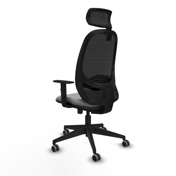 PIQUERAS Y CRESPO Silla de oficina Cilanco Gris y Negro PIQUERAS Y CRESPO Silla de oficina Cilanco Gris y Negro