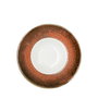 Summa Magma Set de 6 platos hondos de porcelana blanca decorada de 28 cm