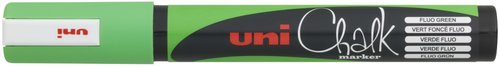 Uni-Ball Chalk PWE-5M Marcador de Tiza Líquida Verde Flúor