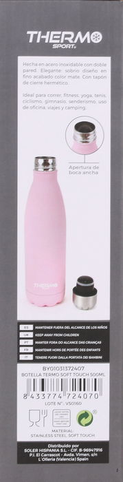 Thermosport Botella Termo Soft Touch 500 ml (6 Unidades)
