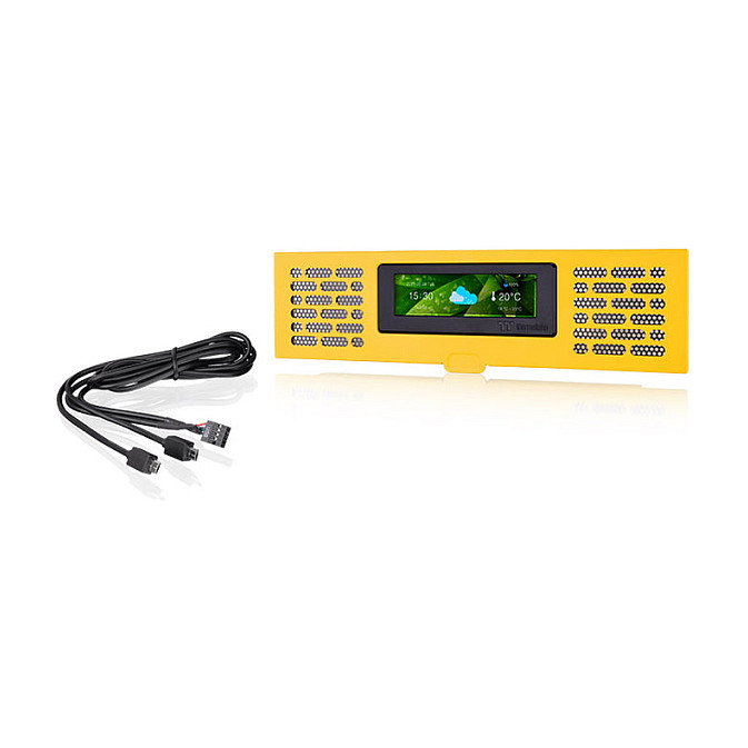 Thermaltake Kit de panel LCD Bumblebee para The Tower 200