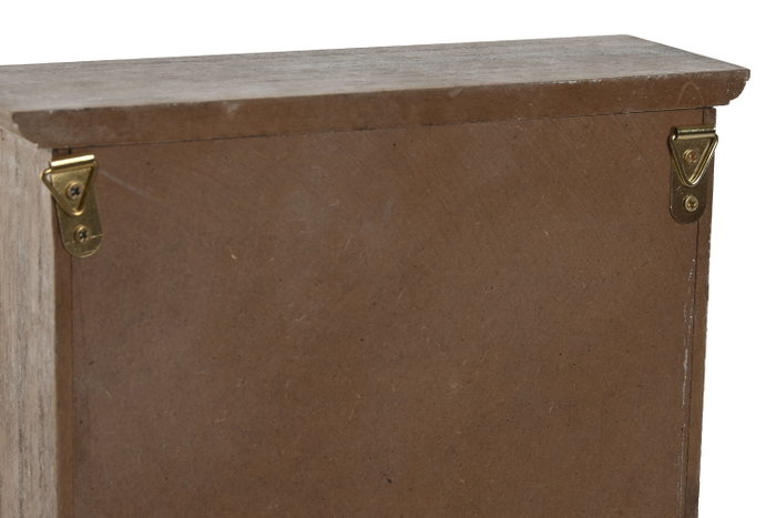 DKD Home Decor Guardallaves Rojo Blanco 6.5 x 26 x 20 cm (4 Unidades)