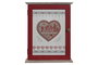 DKD Home Decor Guardallaves Rojo Blanco 6.5 x 26 x 20 cm (4 Unidades)