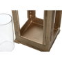 DKD Home Decor Farola de Aluminio y Cristal Dorado 17x17x78 cm