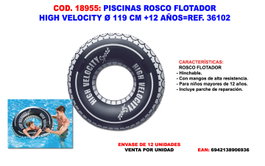 Rosco Flotador High Velocity 119 cm
